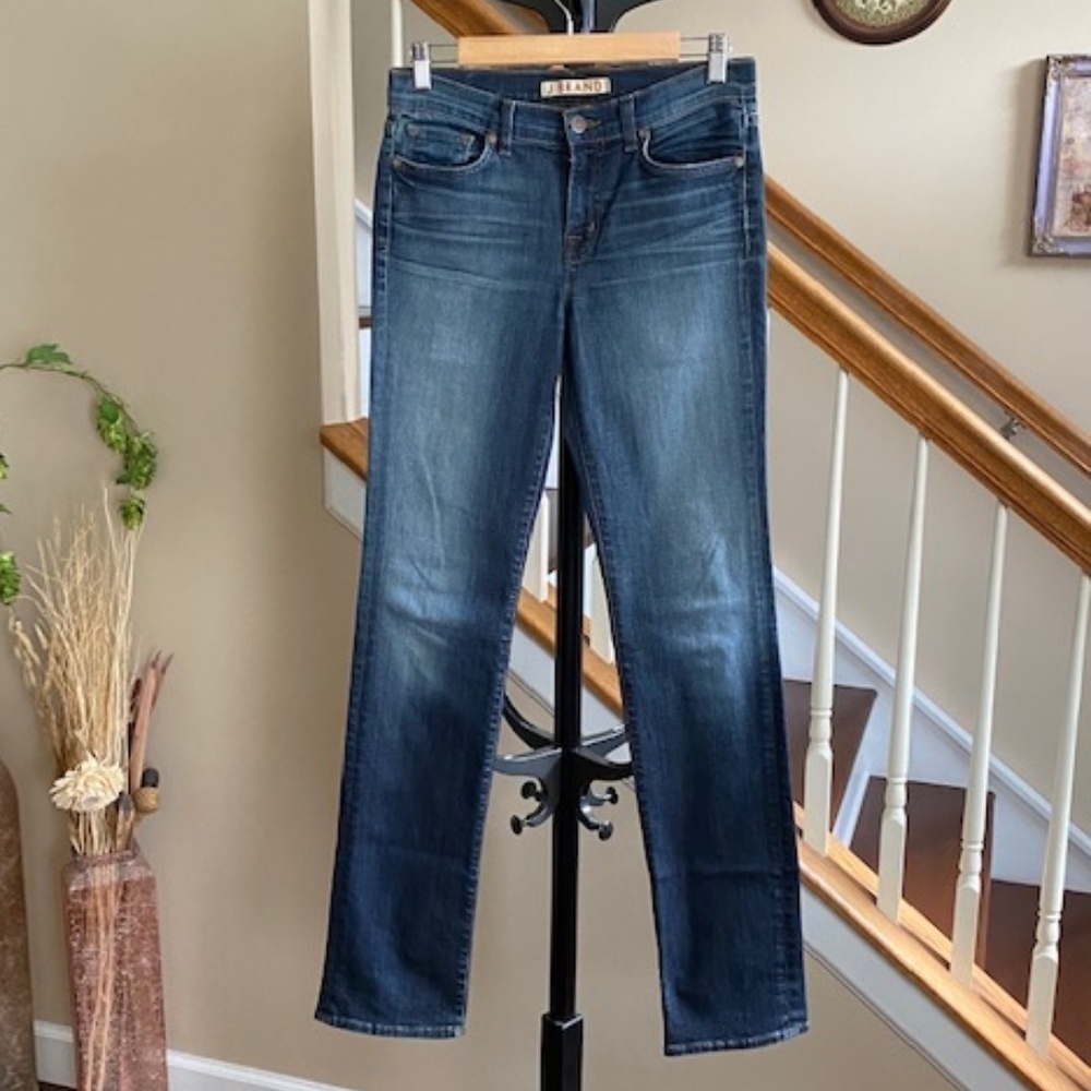 J BRAND Women's Cigarette Leg Mid Rise in Heirloom Wash Size 28 - Picture 3 of 16